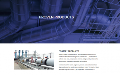 New Foster® Products Website Launches!