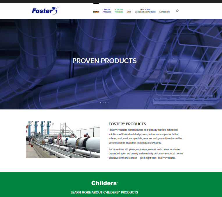 New Foster® Products Website Launches!
